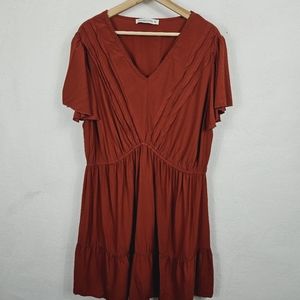 Rusttydustty 3XL plus Dress Cottagecore Bohemian